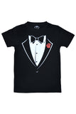 100% COMBED COTTON TUXEDO T-SHIRTS